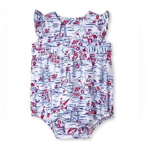 Classic Prep Childrenswear CPC Beatrice bubble Beach Club print with size 18-24